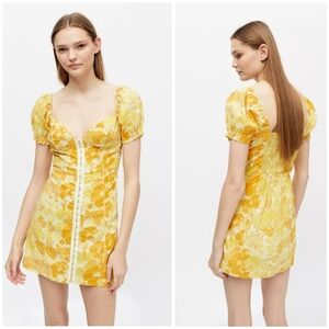 Urban Outfitters hook & eye corset dress S